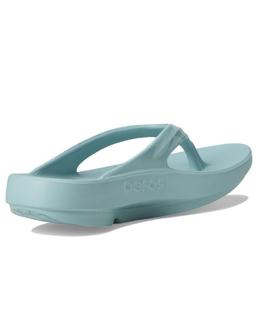 OOFOS Blue Oolala Sandal Sandals, Synthetic