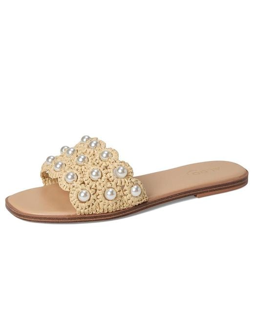 ALDO Natural Gizelle Flat Shoes Eu 40 (Us 9) B