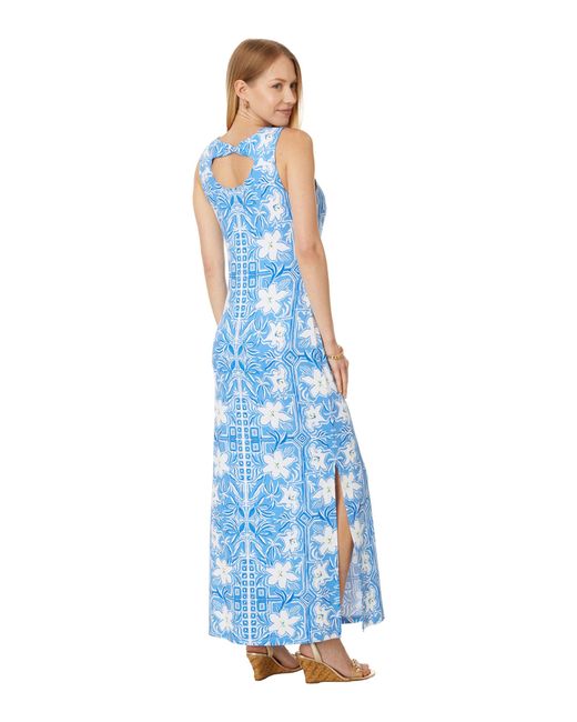Lilly Pulitzer Blue Noelle Maxi Dress
