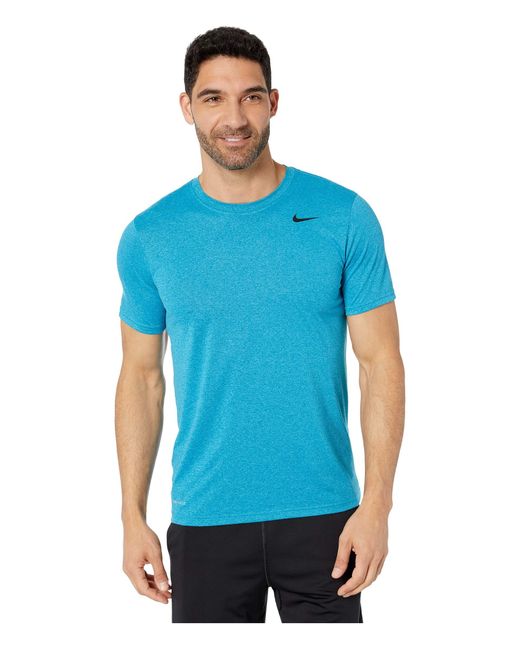 Nike Blue Legend 2.0 Short Sleeve Tee for men