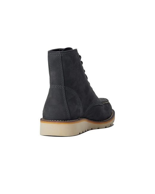 Carhartt Black 6 Moc Soft Toe Wedge Boot (Dark Nubuck) Work Boots
