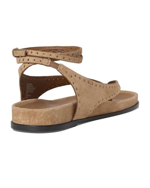 Madewell Brown Millie Thong Lace Up Sandals