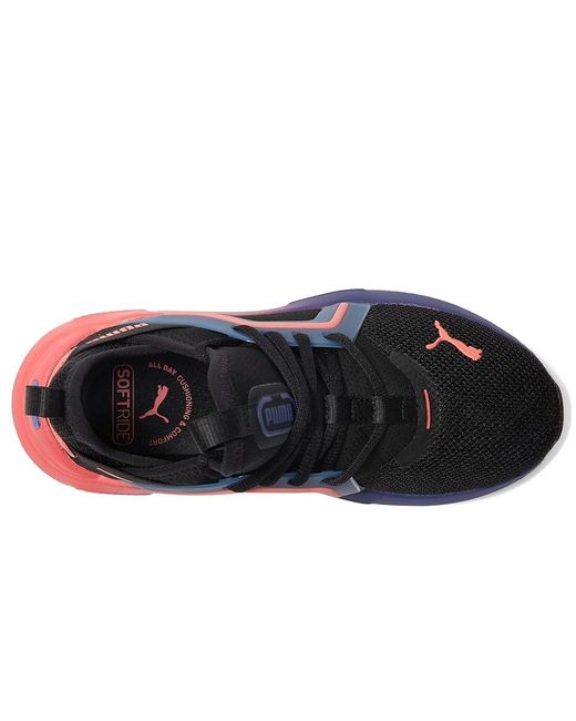PUMA Blue Softride Enzo (Big Kid) Boots Crystal/Peach Frost