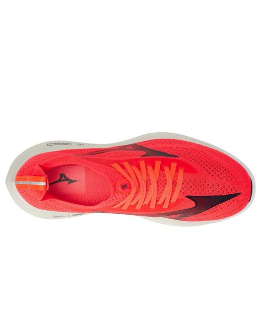 Mizuno Red Neo Zen Running Shoes Fiery Coral/Brtone Bl 13 D for men