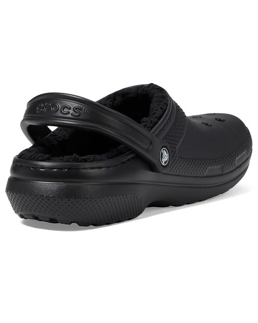 CROCSTM Black Classic Lined Clog Clog Shoes/ 3