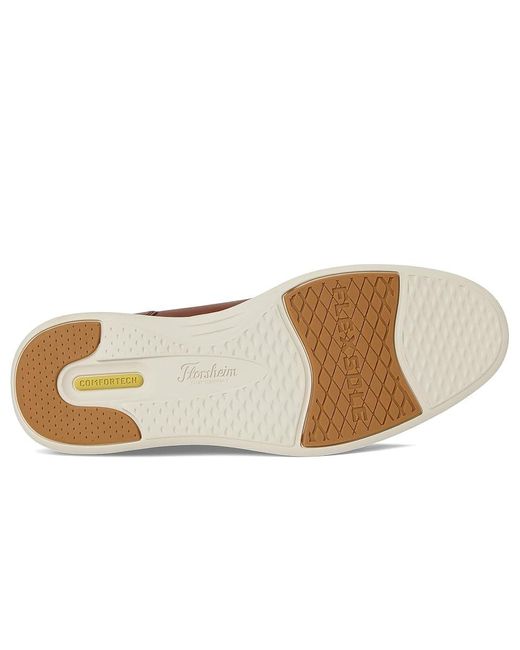 Florsheim Brown Launch Elastic Lace Slip-On Shoes 7.5 M (D) Leather for men