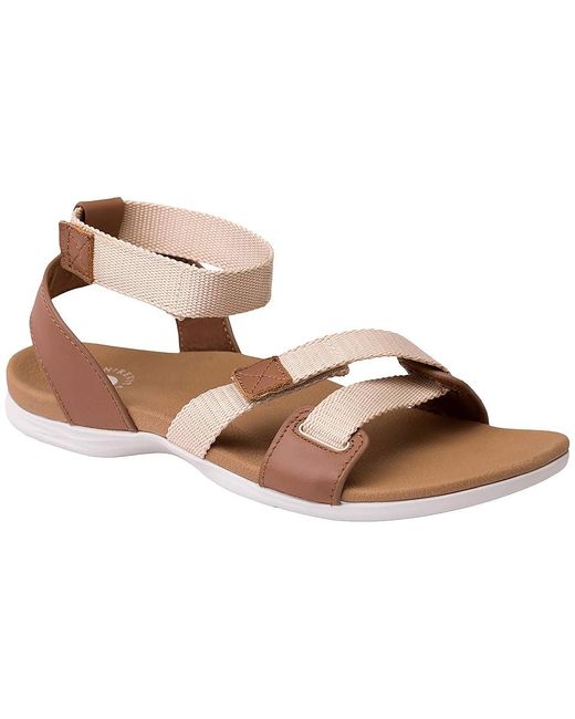 Revitalign Brown Webbed Sandal (Light) Shoes