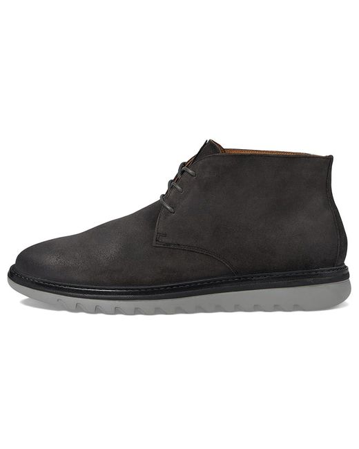 Johnston & Murphy Black Braydon Chukka Boots 11.5 M (D) Leather for men