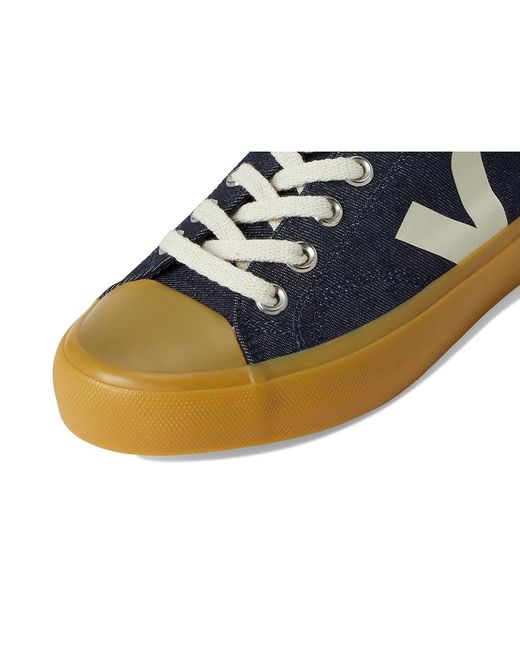 Veja Blue Wata Ii Low Shoes, Canvas