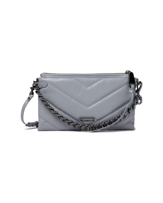 Rebecca Minkoff Edie Maxi Medium Crossbody in Gray Lyst