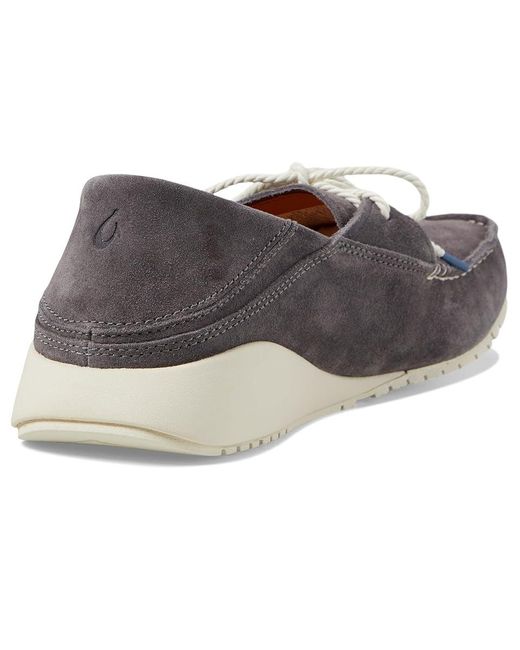 Olukai Multicolor Ka'A Driver Shoes Pavement/Pavement 7 D for men