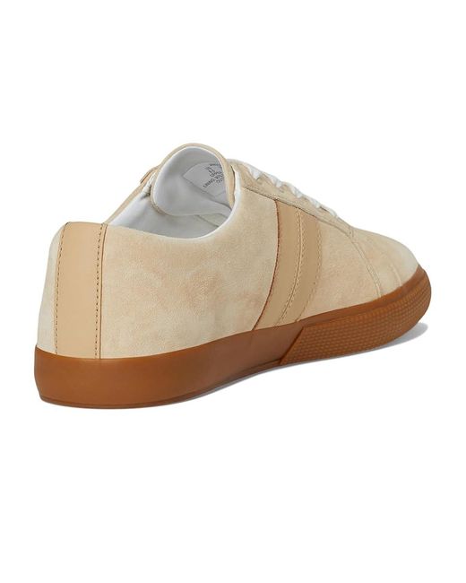 Ralph Lauren White Janson Ii Suede Nappa Leather Sneakers Shoes 6.5 B
