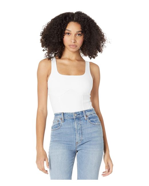 Abercrombie & Fitch Synthetic Doublelayered Seamless Fabric Corset