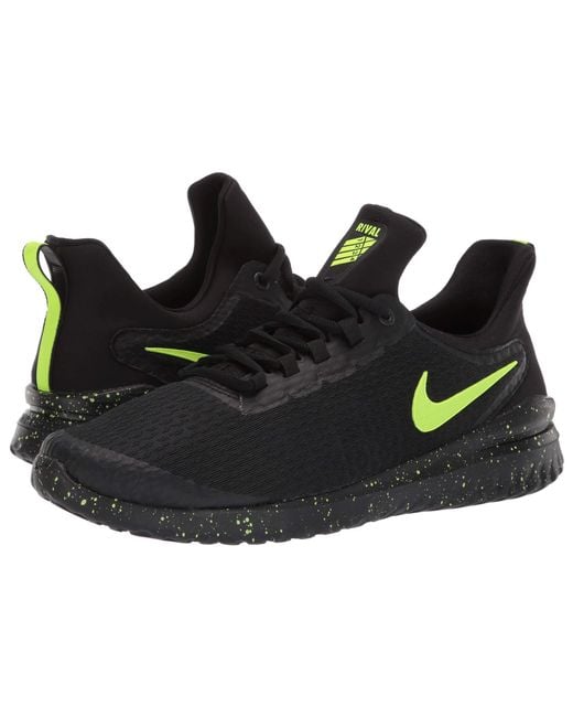 Para aumentar carrera Hubert Hudson Nike Renew Rival (black/volt) Running Shoes for Men | Lyst