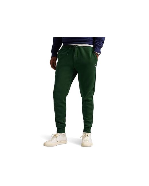 Polo Ralph Lauren Black Double-Knit Jogger Pants Casual Pants, Cotton/Polyester for men