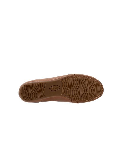 Softwalk® Brown Serra (Luggage) Flat Shoes