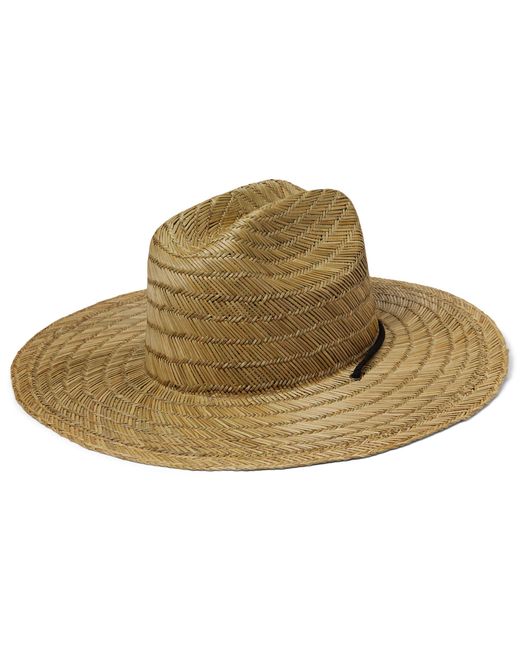 Quiksilver Natural Hi Tapa Pierside Lifeguard Straw Sun Hat for men