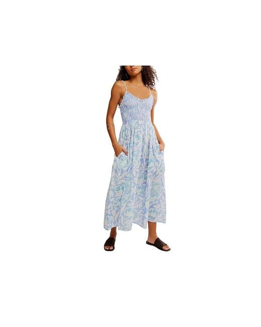 Free People Black Sweet Nothings Midi Dress Xl 14) Cotton