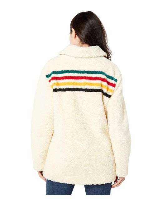 pendleton glacier sunset sherpa fleece jacket