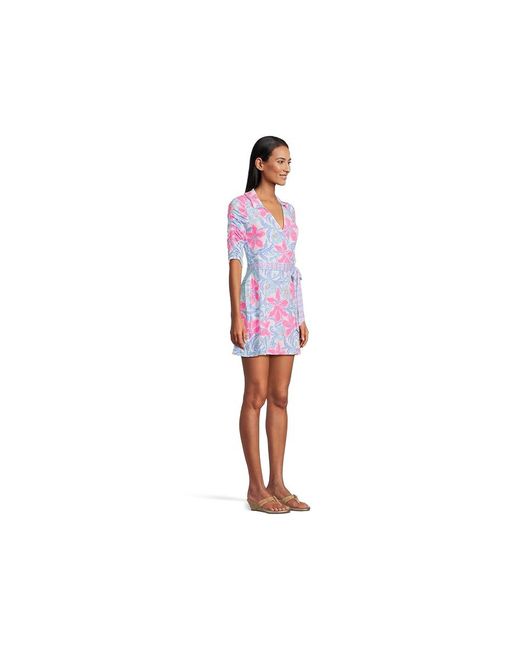 Lilly Pulitzer Black Ibby Skirted Rompers Jumpsuit & Rompers One Piece, Rayon/Spandex