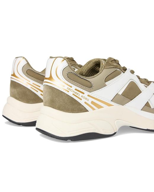 Michael Kors Metallic Leo Trainer Shoes, Synthetic for men
