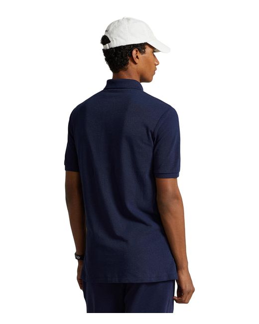 Polo Ralph Lauren Classic Fit Polo 1992 Mesh Polo Shirt in Blue for Men ...