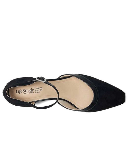 LifeStride Black Leighton Pump Shoes Shoes 8.5 M (B) Faux Leather