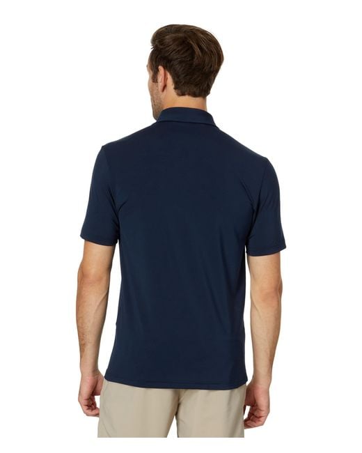 Adidas Originals Blue Ultimate365 Solid Short Sleeve Polo for men