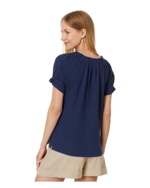 Tommy Bahama Blue Coral Isle Short Sleeve Top