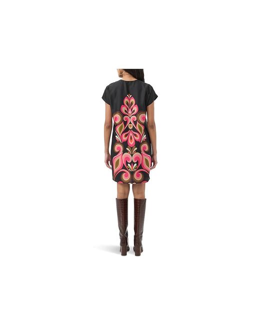 Trina Turk Black Hasil 3 Dress Dress Lg (Us 12) Polyester