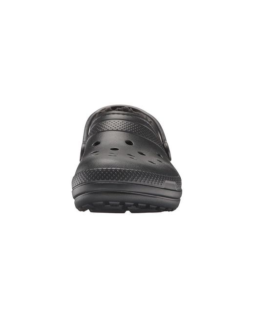 CROCSTM Black Classic Lined Clog Clog Shoes/ 3