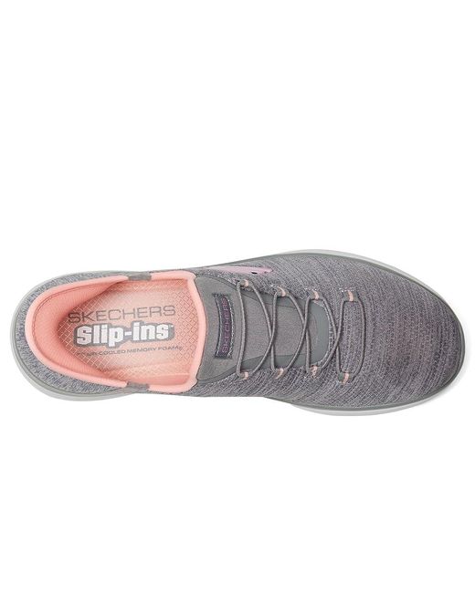 Skechers Gray Summits Everyday Set Hands Free Slip-Ins Shoes 7 B