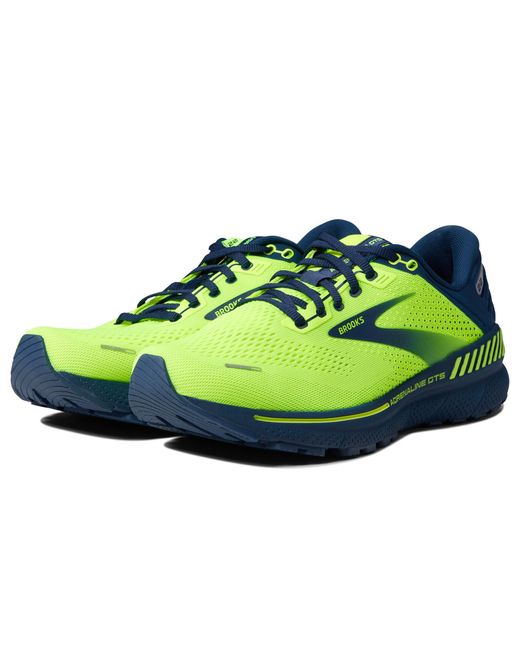 Brooks Synthetic Adrenaline Gts 22 in Green for Men | Lyst