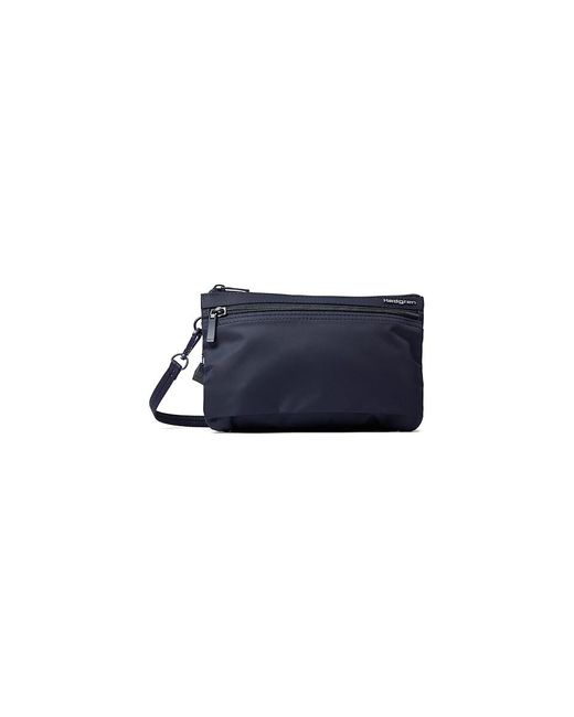 Hedgren Blue Emma Crossover 3 Compartment Frid (Total Eclipse) Cross Body Handbags