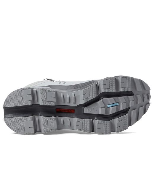 On Shoes Gray Cloudrock Waterproof 2 Boots Glacier/Eclipse, Synthetic/Textile