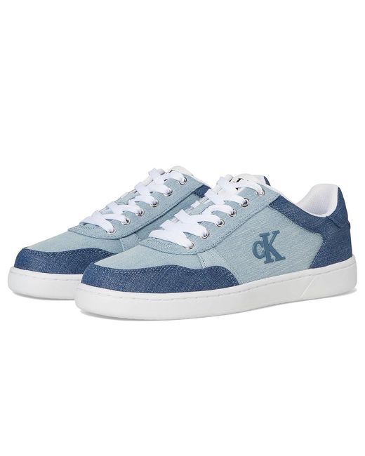 Calvin Klein Blue Heyra Shoes, Leather/Suede