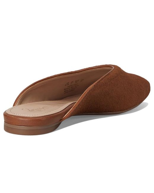 Naturalizer Brown 27 Edit Carla Mule Slippers 7 W (C) Leather/Suede