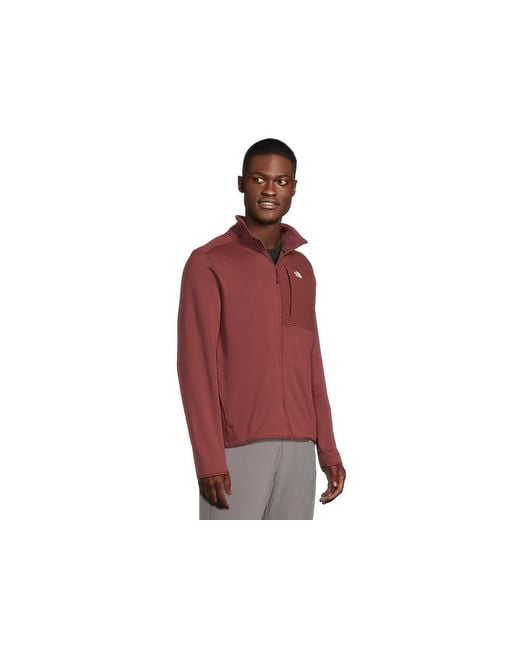 The North Face Red Tnf Performance Fleece Full Zip Jacket Jacket, Elastane/Polyester for men
