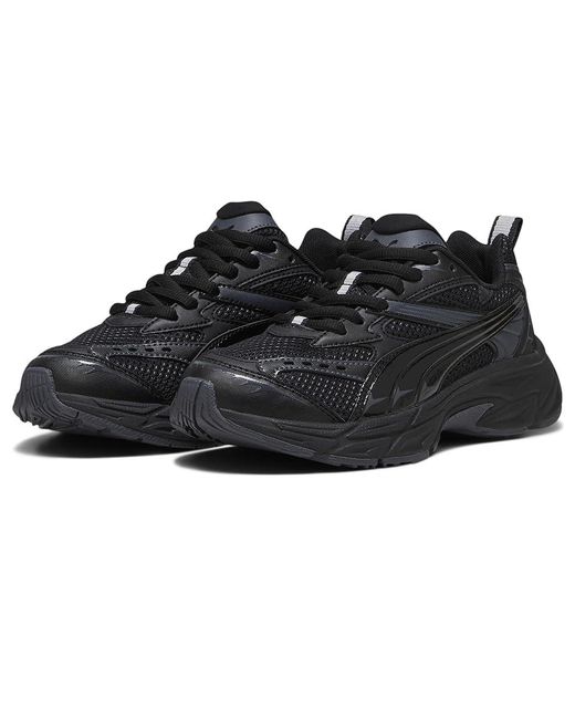 PUMA Black Morphic Boots -Strong, Leather