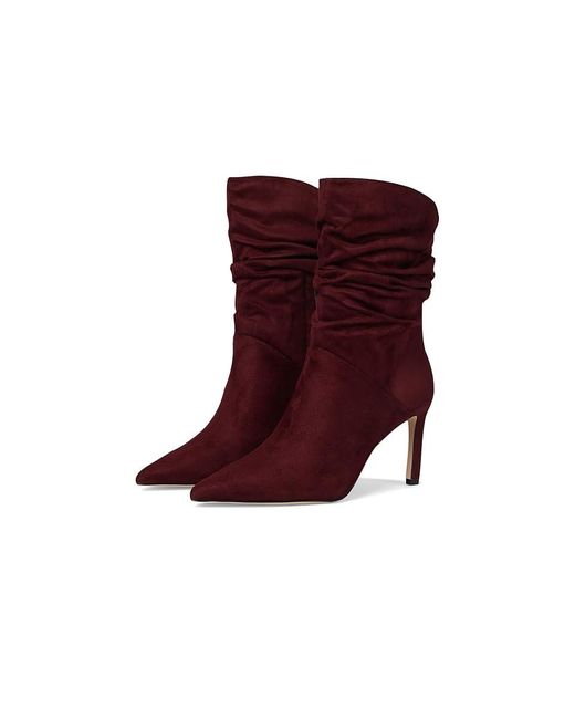Jessica Simpson Red Elisiti Scrunch Bootie Boots, Suede