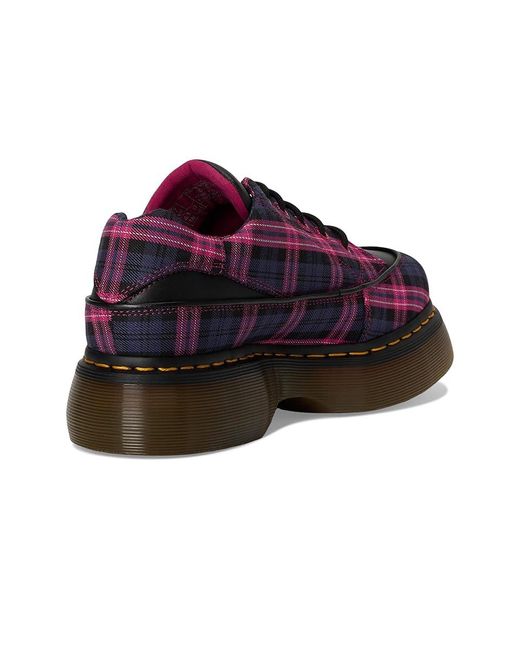 Dr. Martens Multicolor Buzz 5I Shoes/ Tartan, Leather