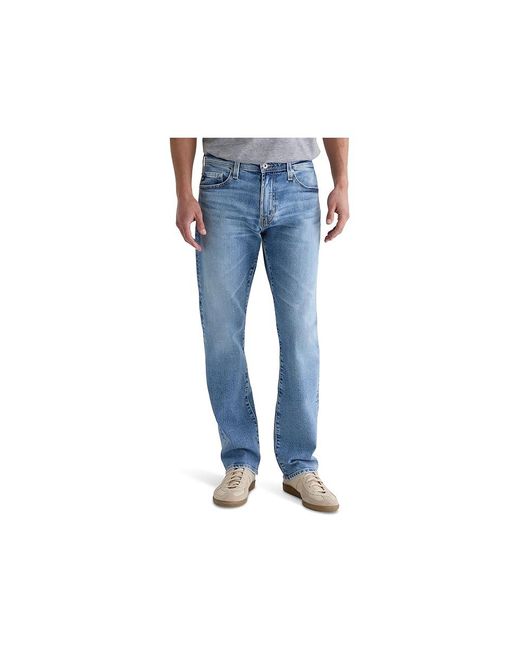 AG Jeans Blue Protege Classic Straight Jeans for men