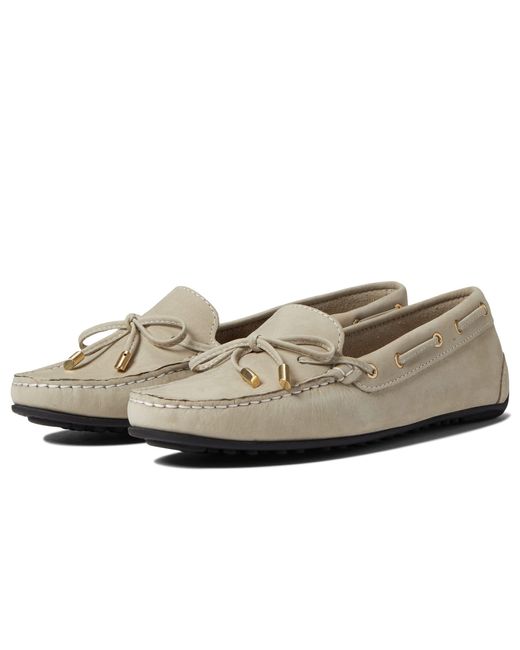 Massimo Matteo Lace Driving Loafer in Metallic Lyst