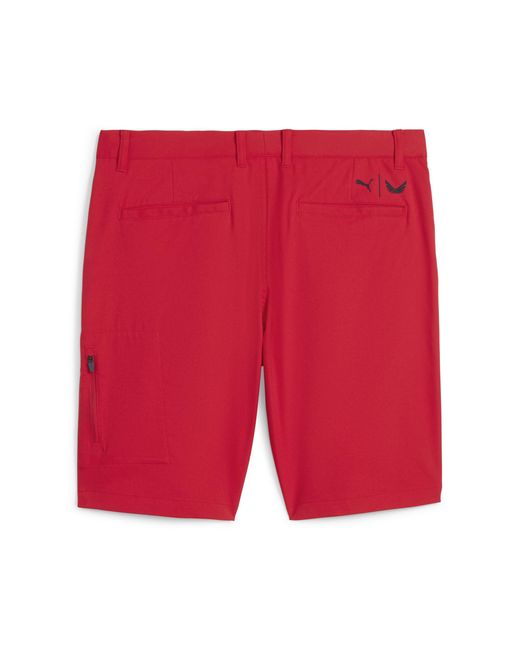 PUMA Red Volition Cargo Shorts for men