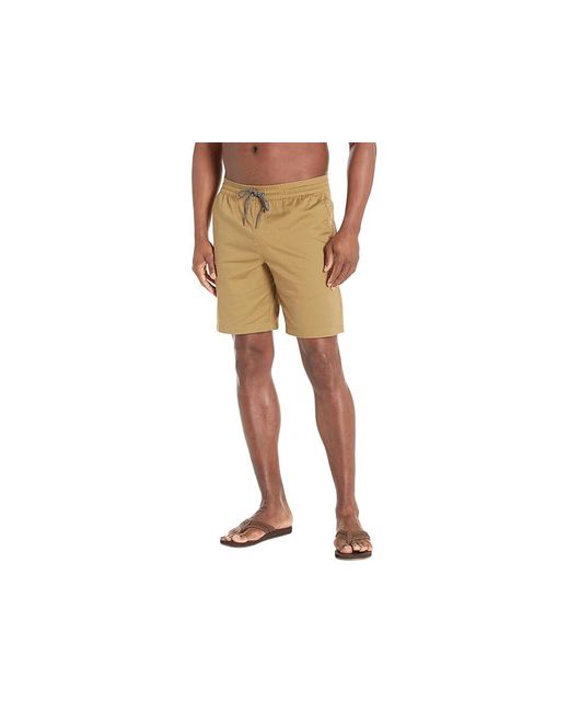 Volcom Black Frickin E-Waist 19 Shorts (Dark) Shorts for men