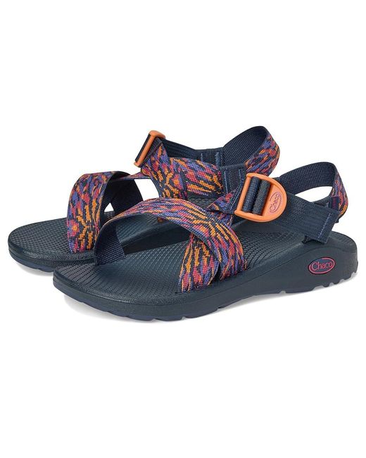 Chaco Blue Mega Z Cloud Sandals 6 B