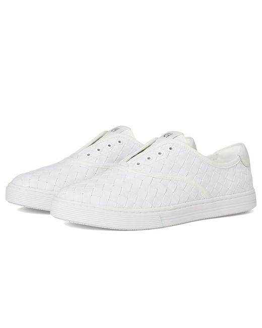 Cole Haan White Grandpro Harbor Sneakers Shoes Woven Canvas/Leather/ 7.5 C