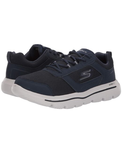 Skechers Go Walk Evolution Ultra - 54734 in Blue for Men | Lyst