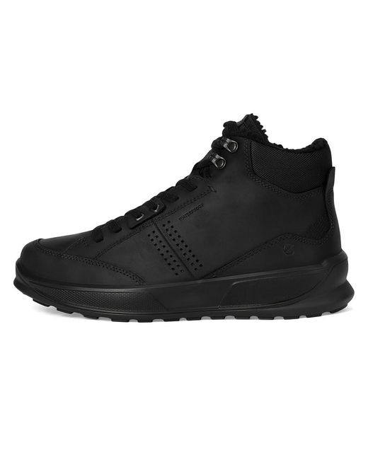 Ecco Black Byway 2.0 Waterproof Lace-Up Boot ( Oiled Nubuck) Boots for men