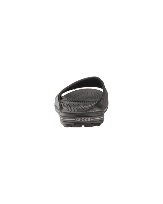 CROCSTM Black Crocband Ii Slide Slide Shoes/Graphite 10